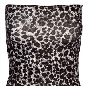 animal print tube top